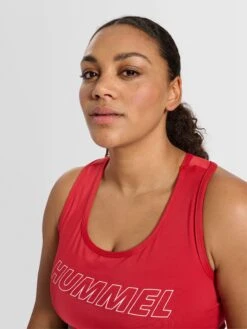 Hummel Low Support Bustier Sport Bh Dames Rood -Sportieve Outfit Winkel 01901966c3efa77e3a4de7d7f28bee48