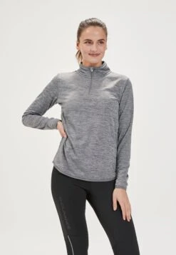 Endurance Longsleeves Functioneel Shirt VIRONIC Dames Grijs Gemêleerd -Sportieve Outfit Winkel 026c6123bdbd1938bb224340149932d8