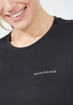 Endurance Longsleeves Functioneel Shirt Yonan Dames Zwart -Sportieve Outfit Winkel 04291729cea6f3ae36550521d35745a0