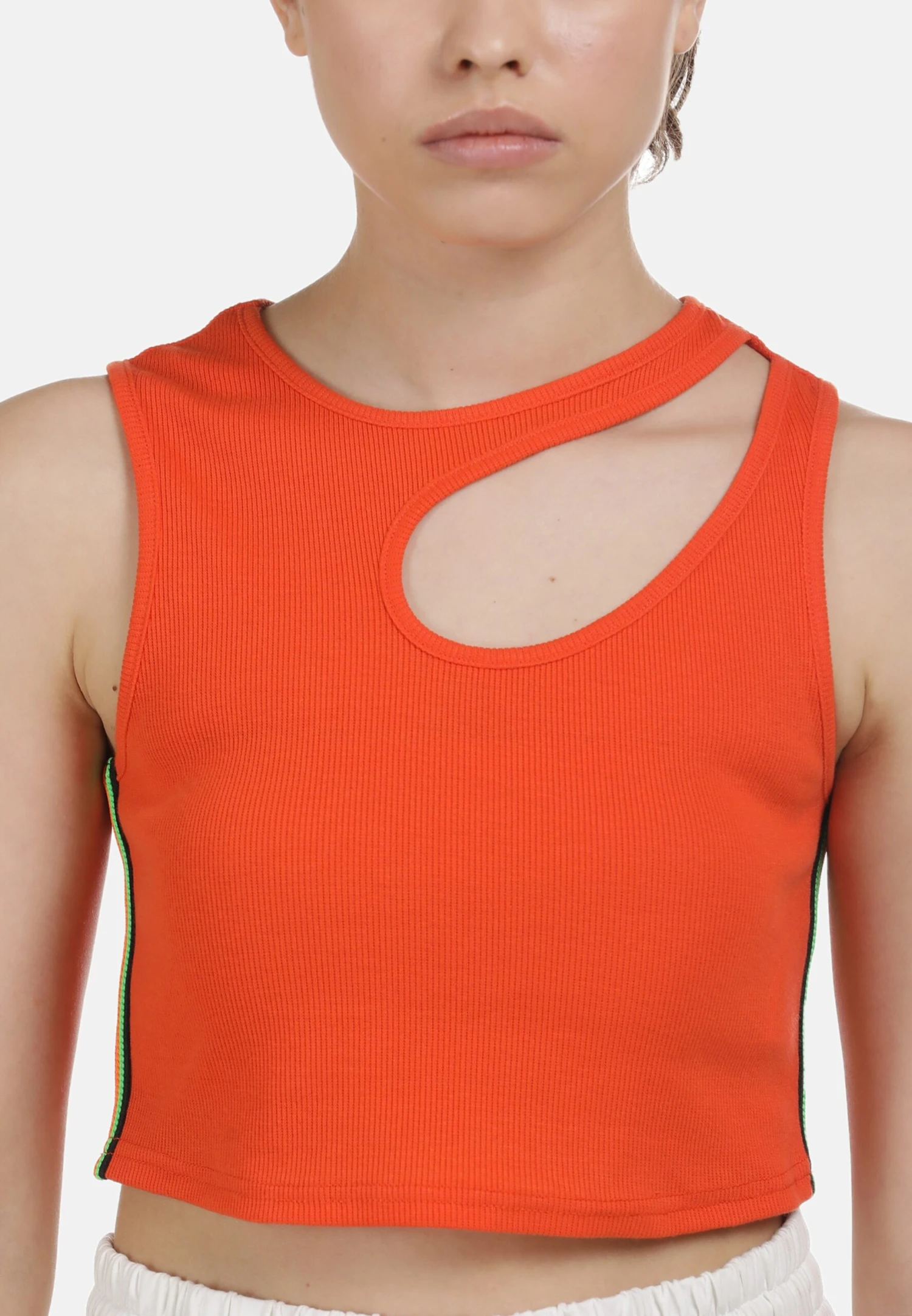 Sporttops Sporttop Dames Neonoranje 7 Sporttops Sporttop Dames Neonoranje - Afbeelding 5