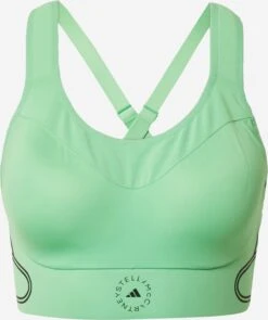 Adidas By Stella Mccartney High Support Bustier Sport Bh Dames Groen / Lichtgroen