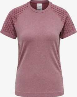 Hummel Functionele Shirts Functioneel Shirt Dames Lila Gemêleerd