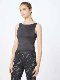 ADIDAS PERFORMANCE Sporttops Sporttop Dames Zwart / Zwart Gemêleerd -Sportieve Outfit Winkel 0b2dade1a37e61395bef9f5eeb5ddc37