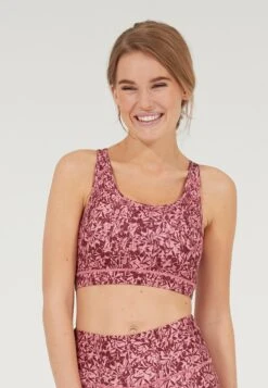 ATHLECIA Medium Support Bustier Sport Bh Zuri Dames Rood -Sportieve Outfit Winkel 0b67523f9ac813f419a482a00e6894ad