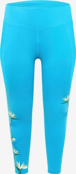 Adidas Sportswear Sportleggings Skinny Sportbroek THEBE MAGUGU STUDIO Dames Lichtblauw