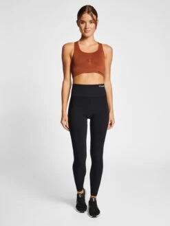 Hummel High Support Bustier Sport Bh Dames Kastanjebruin -Sportieve Outfit Winkel 0e98eb5d756e6124656a8aad94206f35