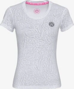 BIDI BADU Functionele Shirts Functioneel Shirt Anni Burnout Tech Dames Wit