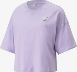 Puma T-shirts Functioneel Shirt DARE TO FEELIN Dames Mauve