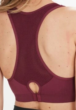 ATHLECIA Medium Support Bustier Sport Bh Rosemary Dames Bordeaux -Sportieve Outfit Winkel 1386513563235994947ff059d37732b6