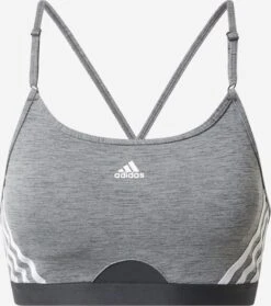 Adidas Sportswear Low Support Bustier Sport Bh Dames Grijs