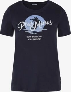 Chiemsee T-shirts Functioneel Shirt Dames Nachtblauw