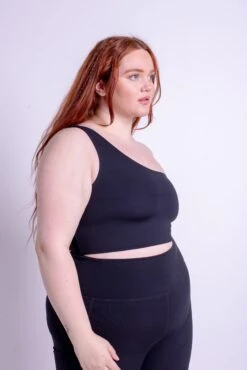 Girlfriend Collective Low Support Bustier Sport Bh Bianca Dames Zwart -Sportieve Outfit Winkel 1953da1a0a9a3f0f9f73b12deaea5b93