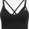Odlo Low Support Bustier Sport Bh SEAMLESS SOFT Dames Zwart