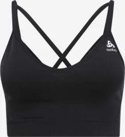 Odlo Low Support Bustier Sport Bh SEAMLESS SOFT Dames Zwart