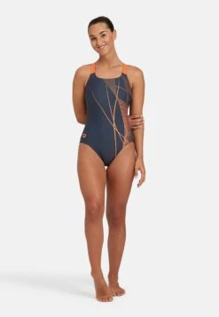 Arena Badpakken Bustier Sportbadpak Dames Nachtblauw -Sportieve Outfit Winkel 1c754218805540d28e505edda86d2e3f