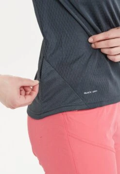 Endurance T-shirts Tricot Jannie Dames Donkergrijs -Sportieve Outfit Winkel 1d9a32a118db41d5e288ed2065fe5ccc