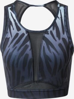 Adidas Sportswear Low Support Bustier Sport Bh Dames Lichtblauw