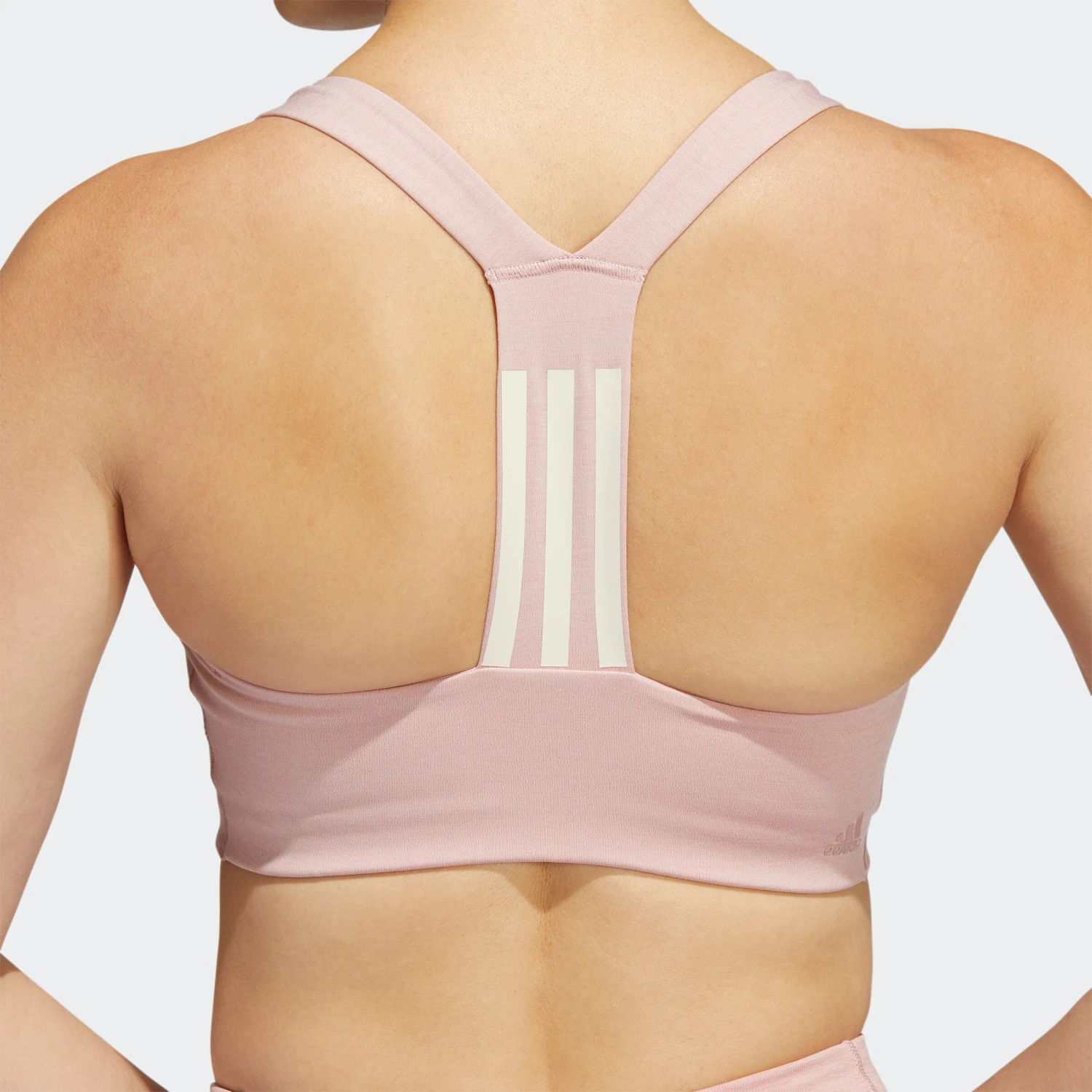 Adidas Sportswear Medium Support Bustier Sport Bh Dames Mauve 8 Adidas Sportswear Medium Support Bustier Sport Bh Dames Mauve - Afbeelding 6