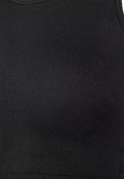 ATHLECIA Medium Support Bustier Sport Bh Flow Dames Zwart -Sportieve Outfit Winkel 1e5cb6510ecd2e327fce4c124aee6623