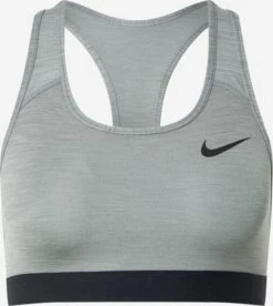 Nike Medium Support Regular Sport Bh Swoosh Dames Grijs