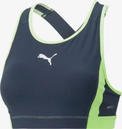 Puma Sporttops Bustier Sporttop Dames Nachtblauw