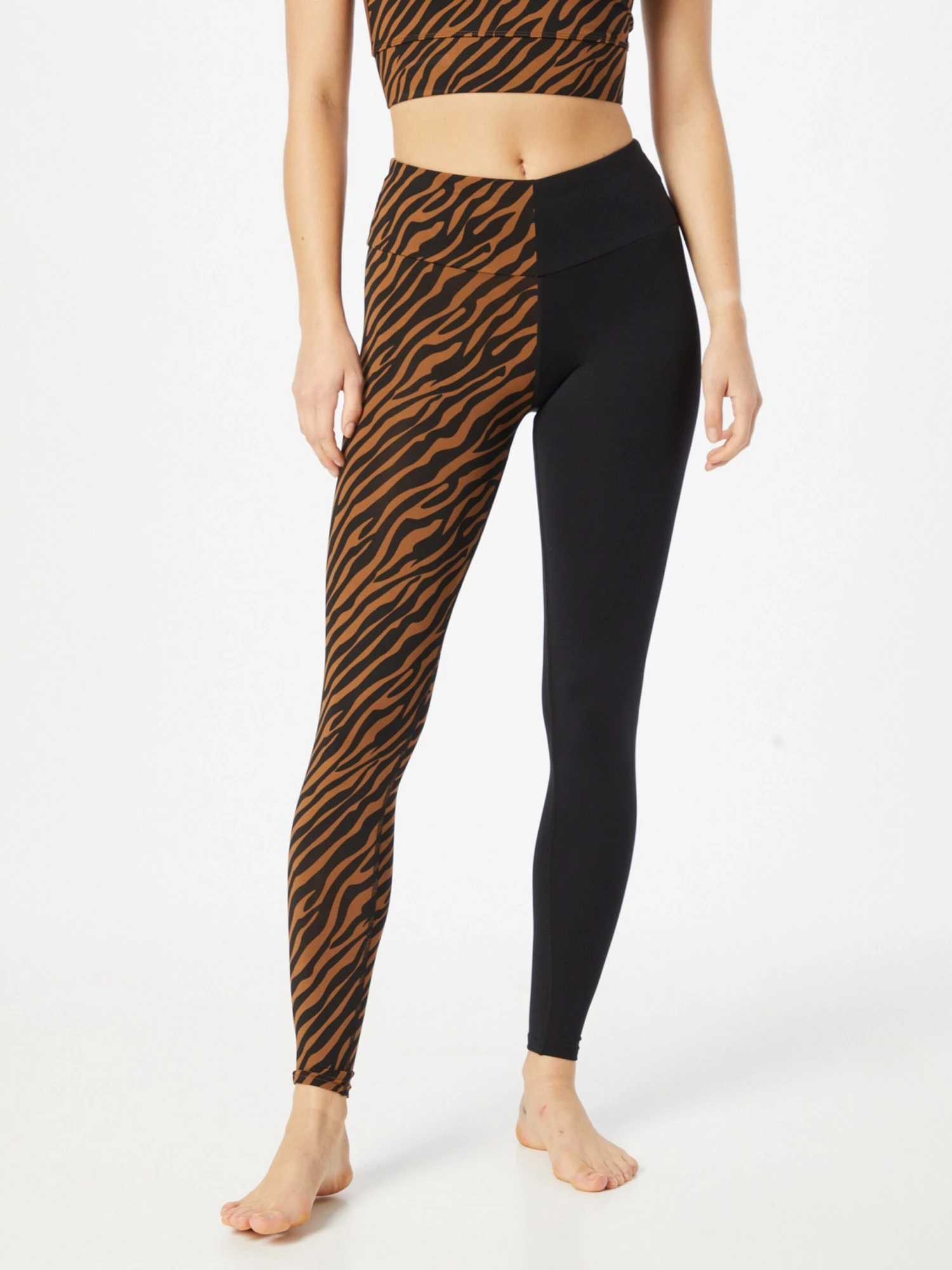 Hey Honey Sportleggings Skinny Sportbroek Dames Bruin 5 Hey Honey Sportleggings Skinny Sportbroek Dames Bruin - Afbeelding 3