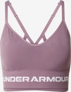 Under Armour Low Support Bustier Sport Bh Dames Orchidee