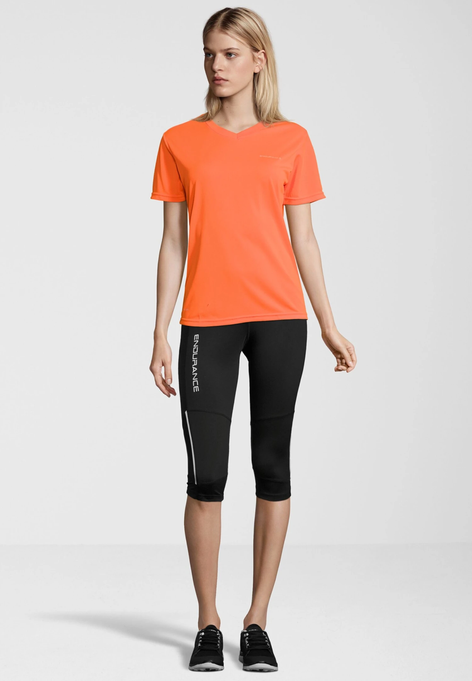 Endurance Functionele Shirts Functioneel Shirt Vista Dames Oranje 7 Endurance Functionele Shirts Functioneel Shirt Vista Dames Oranje - Afbeelding 5