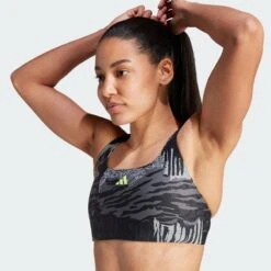 ADIDAS PERFORMANCE Badpakken Sportbadpak Dames Grijs / Lichtgrijs -Sportieve Outfit Winkel 25570463a0fb20c2c53bdcf4c13242ae