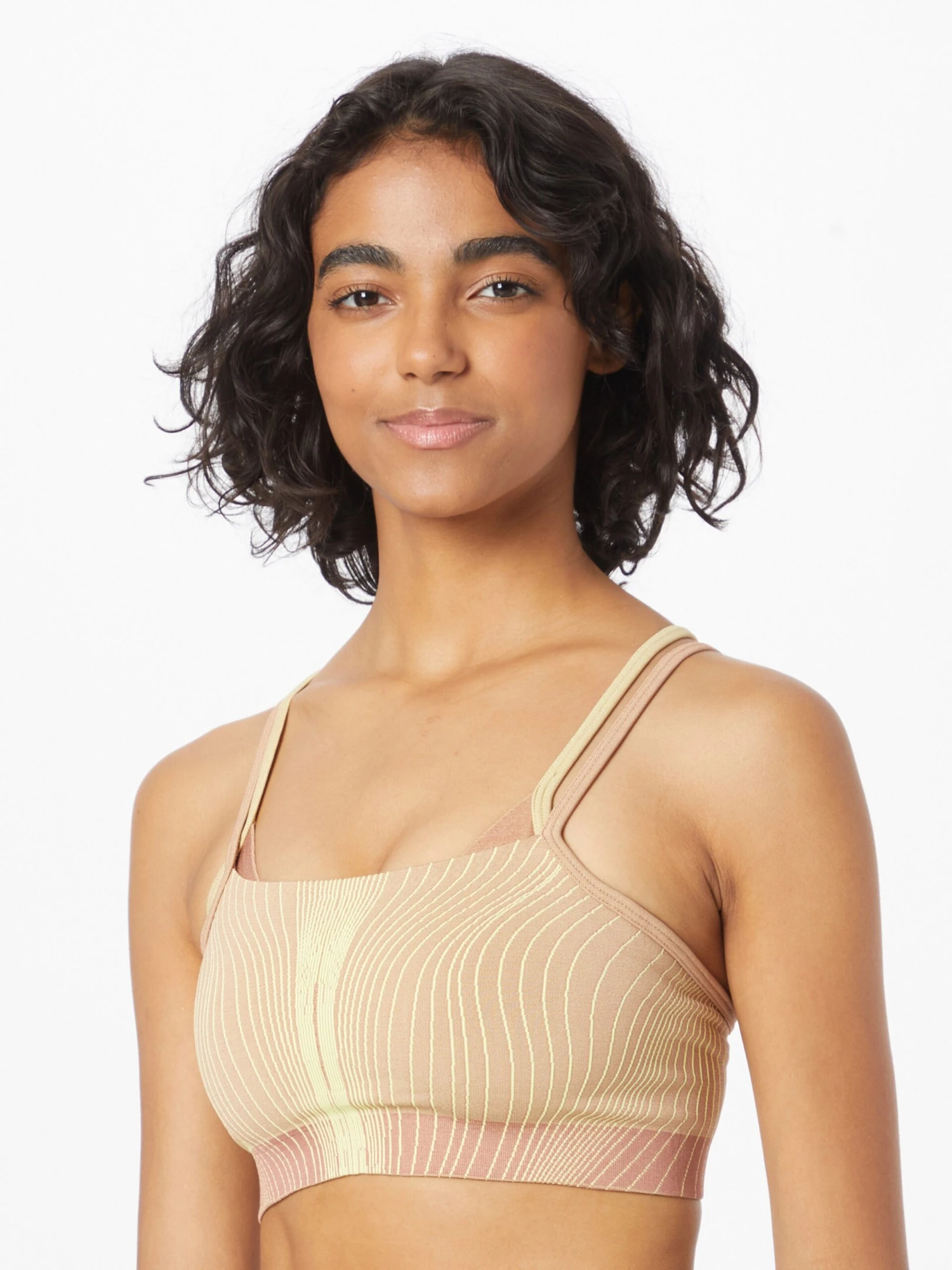 Nike Medium Support Bustier Sport Bh INDY Dames Rosa 4 Nike Medium Support Bustier Sport Bh INDY Dames Rosa - Afbeelding 2