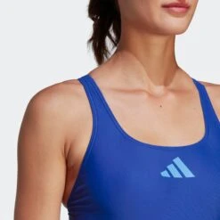 ADIDAS PERFORMANCE Badpakken Bustier Sportbadpak Dames Navy / Lichtblauw -Sportieve Outfit Winkel 2675506803f811f10ac41d84c57e67c2