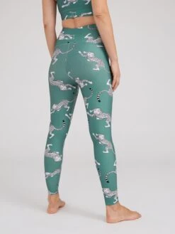 Sportleggings Skinny Sportbroek Maternity Gepard Dames Groen -Sportieve Outfit Winkel 27c182ad5c60535252b7c23de86ad556