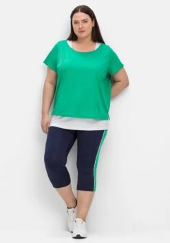 Sheego Functionele Shirts Functioneel Shirt Dames Groen 10 Sheego Functionele Shirts Functioneel Shirt Dames Groen -Sportieve Outfit Winkel 287aad3c1bbe1c9002f744a95b3fcc6a