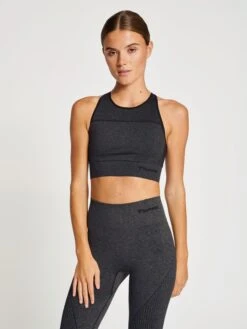 Hummel Low Support Bustier Sport Bh Hana 2.0 Dames Zwart Gemêleerd -Sportieve Outfit Winkel 2a0f9391aa04258cf73a01dbc3baa00d