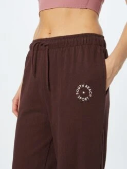 South Beach Trainingsbroeken Wide Leg Sportbroek Dames Chocoladebruin -Sportieve Outfit Winkel 2ad1977895cad82c64f7750a29bbc6c2