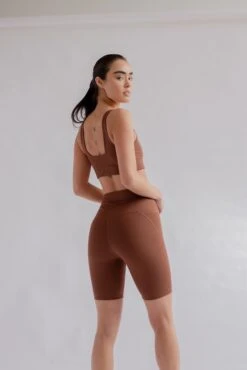 Girlfriend Collective Low Support Bustier Sport Bh Tommy Dames Bruin -Sportieve Outfit Winkel 2b484ebad7e3e7dbca4f2fd0f7e9439c