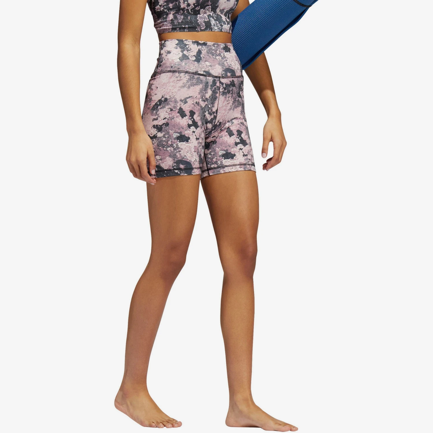 Adidas Sportswear Shorts Skinny Sportbroek Dames Mauve 6 Adidas Sportswear Shorts Skinny Sportbroek Dames Mauve - Afbeelding 4