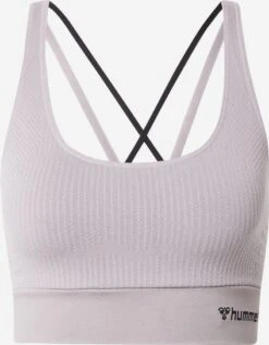 Hummel Medium Support Bustier Sport Bh Dames Greige