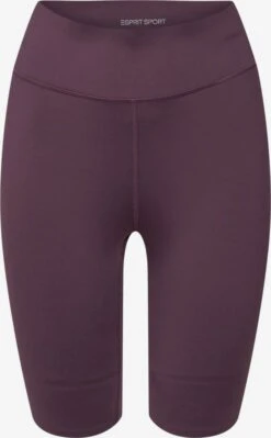 Shorts Skinny Sportbroek Dames Aubergine