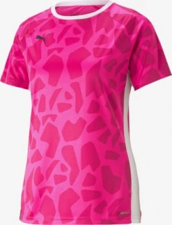 Puma T-shirts Functioneel Shirt TeamLIGA Dames Pink