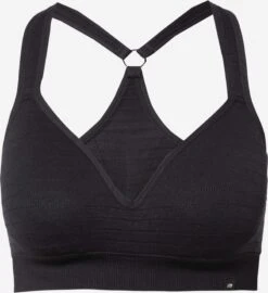 Marika Medium Support Bustier Sport Bh JOHANNA SMLS Dames Zwart