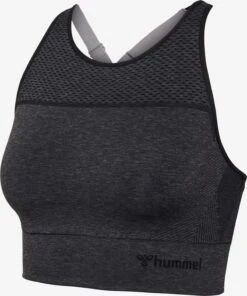 Hummel Low Support Bustier Sport Bh Hana 2.0 Dames Zwart Gemêleerd -Sportieve Outfit Winkel 38159534f4d9eb40969114b2641d886e