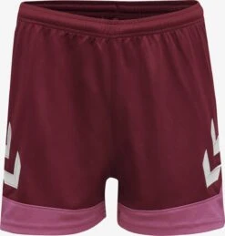 Hummel Shorts Regular Sportbroek Dames Robijnrood