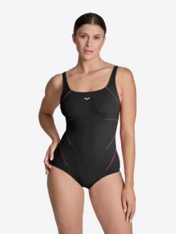 Arena Badpakken Bustier Sportbadpak Bodylift Jewel Dames Zwart -Sportieve Outfit Winkel 393e509f9273e95d4572d6f5afbcf996