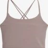4F Sporttops Sporttop Dames Lichtbruin 1 4F Sporttops Sporttop Dames Lichtbruin -Sportieve Outfit Winkel 3a245f57a916b2d626351e03f785526b