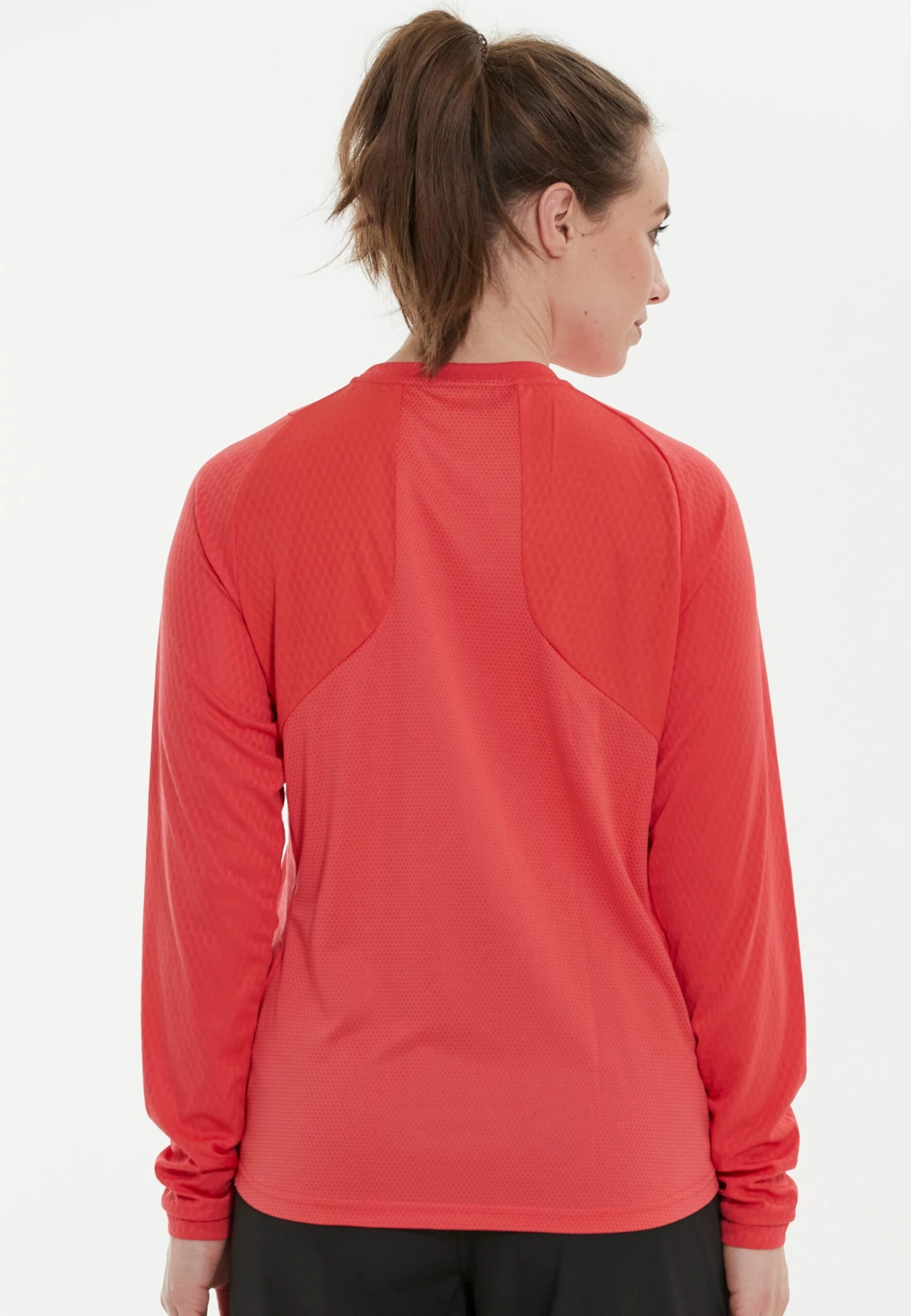 Endurance Longsleeves Functioneel Shirt JANNIE Dames Watermeloen Rood 7 Endurance Longsleeves Functioneel Shirt JANNIE Dames Watermeloen Rood - Afbeelding 5