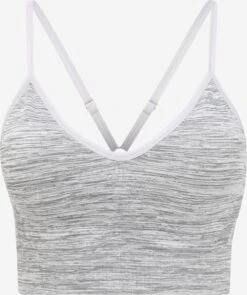 Odlo Low Support Bustier Sport Bh Dames Lichtgrijs / Grijs Gemêleerd