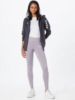 Hummel Sportleggings Skinny Sportbroek Chipo Dames Lichtgrijs -Sportieve Outfit Winkel 4336402dd1232322ef3c5fa66fab9c9a