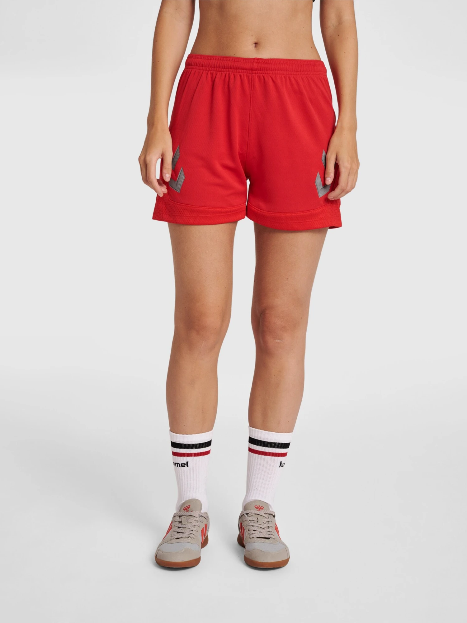 Hummel Shorts Regular Sportbroek Dames Bloedrood 6 Hummel Shorts Regular Sportbroek Dames Bloedrood - Afbeelding 4