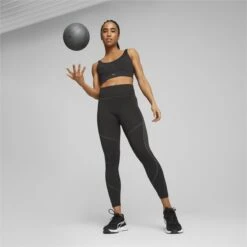 Puma High Support Bustier Sport Bh Dames Zwart -Sportieve Outfit Winkel 43b2f59241a103fc8b24e77caf7838c6